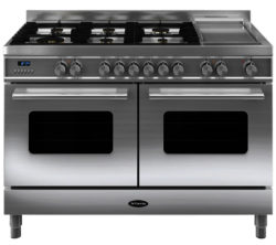 BRITANNIA  Delphi 120 RC12TGDES Dual Fuel Range Cooker - Stainless Steel